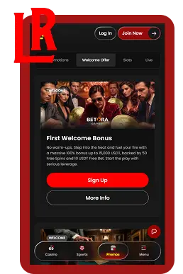 LuckyRollers Casino promotions page on mobile app showing 300% welcome package worth up to 30,000 USDT and 100 free spins for NZ players